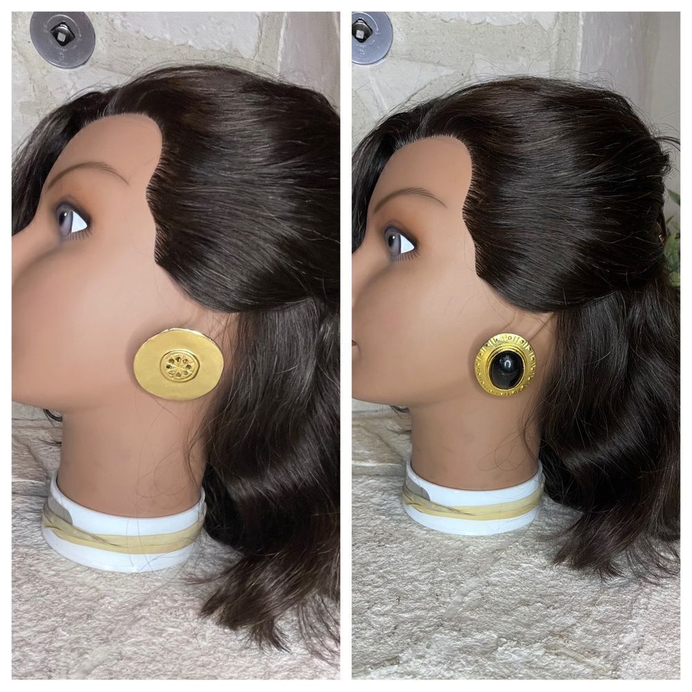 Fashion vintage clip on earring set of 2